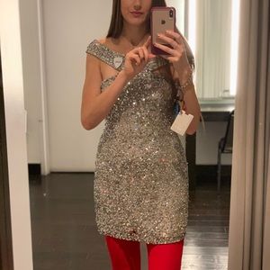 Sequin mini dress
